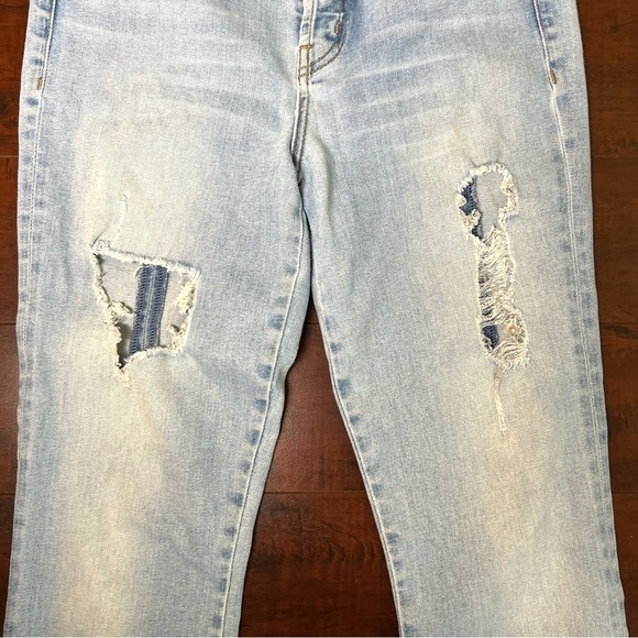 LEVEL 99 Denim Anthropologie High Rise Straight Skinny Jeans Swmmies Size 28 - Picture 4 of 11